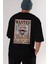 Cartel Luffy Gear 5 Anime Arka Baskılı Siyah Oversize T-Shirt Erkek Kadın 5