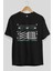 Hokkaido Home Of Ön Baskılı Siyah Oversize T-Shirt Erkek Kadın Bisiklet Yaka 2