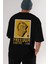 Freedom Is Not Free Arka Baskılı Siyah Oversize T-Shirt Erkek Kadın Bisiklet Yaka 1