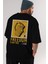 Freedom Is Not Free Arka Baskılı Siyah Oversize T-Shirt Erkek Kadın Bisiklet Yaka 2