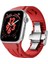 Apple Watch 10 42MM Kordon Metal Tokalı Kesilebilir Silikon KRD-127 1