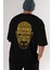 Breaking Bad Arka Baskılı Siyah Oversize T-Shirt Erkek Kadın Bisiklet Yaka 4