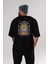 So Fresh And Sour Arka Baskılı Siyah Oversize T-Shirt Erkek Kadın Bisiklet Yaka 3