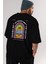 So Fresh And Sour Arka Baskılı Siyah Oversize T-Shirt Erkek Kadın Bisiklet Yaka 5