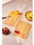 Bambu Kesme Tahtası Çift Seti 23x31 cm, doğal ve şık mutfak gereci 2