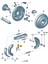 Vw Golf 2 1983-1990 Arka Fren Kampana Ayar Cırcırı 171609705 3