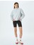 Yarım Fermuarlı Dikiş Detaylı Oversize Spor Sweatshirt 1