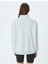 Yarım Fermuarlı Dikiş Detaylı Oversize Spor Sweatshirt 4