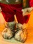 2025 Yeni Yıl Dekoratif Işıklı Noel Baba Yılbaşı Çalı Çırpı Toplamış Noel Baba, 65-70CM 3