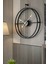 La Clock Xl 75X85 cm Siyah, Modern Dekoratif Ispanyol Tarzı Duvar Saati 1