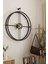 La Clock Xl 75X85 cm Siyah, Modern Dekoratif Ispanyol Tarzı Duvar Saati 3