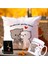 Yorulursan Yaslan Bana Puf Yastık & Kupa & Gold Rose Gül Kolye 1