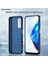 1.8mm Düşmeye Dayanıklı Karbon Fiber Fırçalanmış Doku Tpu Case Arka Cep Telefonu Kapağı Xiaomi Mi 10T 5G/10T Pro 5g-Mavi (Yurt Dışından) 4
