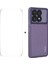 Xiaomi Redmi K70 5g Kılıf Mat Tpu Telefon Kapağı Lens Filmi + 9h Cam Koruyucu-Mor Için (Yurt Dışından) 1