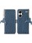 Xiaomi Redmi Note 13 Pro+5g Telefon Kılıfı Devekuşu Dokusu Hakiki Inek Deri Kapak-Mavi (Yurt Dışından) 1