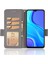 Xiaomi Redmi 9 Için Manyetik Toka Litchi Doku Telefon Kılıfı Pu Deri Cüzdan Standı Koruyucu Kapak-Gri (Yurt Dışından) 4