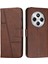 Xiaomi Redmi 14C 4g Kılıf Standı Flip Koruyucu Deri Telefon Kapağı-Kahverengi (Yurt Dışından) 1
