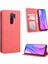 Xiaomi Redmi 9 Prime (Hindistan) -Kırmızı Için Vintage Stil Deri Cüzdan Standlı Telefon Kabuğu (Yurt Dışından) 1