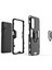 Xiaomi Redmi K30S Için Pc + Tpu Kılıf, Serin Koruma Halkası Tutucu Kickstand Kabuk-Siyah (Yurt Dışından) 4