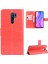 Crazy Horse Texture Cüzdan Standlı Deri Telefon Kılıfı Için Xiaomi Redmi 9 Prime(Hindistan) -Kırmızı (Yurt Dışından) 1