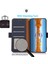 Xiaomi Redmi Için Not 12 5g(Küresel)/(Hindistan)/(Çin) Litchi Doku Hakiki Deri Manyetik Flip Case Rfıd Engelleme Standı Darbeye Dayanıklı Telefon Kapağı-Mavi (Yurt Dışından) 3