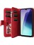 Çok Fonksiyonlu Xiaomi Redmi 14C 4g Kılıf Fermuar Cüzdan Deri Telefon Kılıfı Stand-Kırmızı (Yurt Dışından) 3