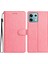 Xiaomi Redmi Note 13 4g Deri Telefon Kılıfı Cüzdan Standı Kapağı ile Kullanışlı Askı-Pembe (Yurt Dışından) 1