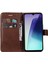 Leather Seriesfor Xiaomi Redmi 14C 4g Kılıf Düz Renk Deri Telefon Kapağı Cüzdan Standı-Kahverengi (Yurt Dışından) 4