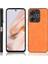 Xiaomi Redmi 13 5g/4g Kılıf Deri+Tpu+Pc Telefon Kapağı Dikiş Hattı-Turuncu (Yurt Dışından) 5