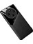 Xiaomi Redmi 14C 4g Kılıf Deri Kaplamalı Pc+Tpu Telefon Arka Kapak-Siyah (Yurt Dışından) 1