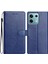 Xiaomi Redmi Note 13 4g Deri Telefon Kılıfı Cüzdan Standı Kapağı ile Kullanışlı Askı-Mavi (Yurt Dışından) 1