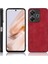 Xiaomi Redmi 13 5g/4g Kılıf Deri+Tpu+Pc Telefon Kılıfı Dikiş Hattı-Kırmızı (Yurt Dışından) 5