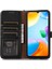 Xiaomi Redmi Note 13 5g Telefon Kılıfı Için Rfıd Engelleme Hakiki Inek Deri Kapak Çevirin-Siyah (Yurt Dışından) 3