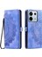 Xiaomi Poco X6 5g Kılıf Için Cilt Hissedin Totem Baskılı Cüzdan Deri Telefon Kapağı-Mor (Yurt Dışından) 1
