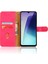 Xiaomi Redmi 14C 4g Deri Kılıf Için Cilt Hissi Düşme Önleyici Cüzdan Çevirmeli Telefon Kapağı-Kırmızı (Yurt Dışından) 2