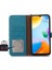 Xiaomi Redmi Note 13 5g Telefon Kılıfı Için Rfıd Engelleme Hakiki Inek Deri Kapak Çevirin-Mavi (Yurt Dışından) 5
