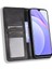 Xiaomi Redmi Note 9 Için Retro Stil Telefon Kılıfı 4g Cüzdan Standlı Manyetik Pu Deri Kapak-Siyah (Yurt Dışından) 4