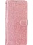 Xiaomi Redmi 14C 4g Cüzdan Kılıfı Için Glitter Çizilmez Deri Telefon Kapağı Standı-Pembe (Yurt Dışından) 5