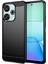 Xiaomi Redmi Için 13 4g/13 5g/poco M6 4g/not 13R 5g/poco M6 Artı 5g Kılıf Karbon Fiber Doku Tpu Fırçalanmış Telefon Kapağı-Siyah (Yurt Dışından) 1