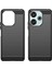 Xiaomi Redmi Için 13 4g/13 5g/poco M6 4g/not 13R 5g/poco M6 Artı 5g Kılıf Karbon Fiber Doku Tpu Fırçalanmış Telefon Kapağı-Siyah (Yurt Dışından) 3