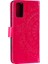 Xiaomi Redmi K30S Stand Kapağı-Kırmızı Için Baskı Çiçek Deri Cüzdan Kılıf (Yurt Dışından) 5