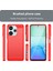 Xiaomi Redmi Için 13 4g/13 5g/poco M6 4g/not 13R 5g/poco M6 Artı 5g Kılıf Karbon Fiber Doku Tpu Fırçalanmış Telefon Kapağı-Kırmızı (Yurt Dışından) 4