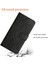Xiaomi Redmi 14C 4g Deri Kılıf Çizgi Desenli Cüzdan Telefon Kapağı-Siyah (Yurt Dışından) 5