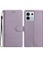 Xiaomi Redmi Note 13 Pro 5g Deri Telefon Kılıfı Cüzdan Standı Kapağı ile Kullanışlı Kayış-Mor (Yurt Dışından) 1