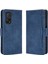 Xiaomi Redmi K30S-BLUE Için Çoklu Kart Yuvaları Deri Cüzdan Telefon Kılıfı (Yurt Dışından) 3