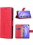 Xiaomi Redmi Note 9 Pro 5g-Kırmızı Için Baskı Ağacı Baykuş Pu Deri Cüzdan Kılıf (Yurt Dışından) 1