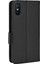 Xiaomi Redmi 9A Litchi Doku Çizilmeye Dayanıklı Pu Deri Cüzdan Telefon Kılıfı Için Stand-Siyah (Yurt Dışından) 3