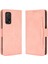 Xiaomi Redmi K30S-PEMBE Için Çoklu Kart Yuvaları Deri Cüzdan Telefon Kılıfı (Yurt Dışından) 3
