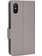 Xiaomi Redmi 9A Litchi Doku Çizilmeye Dayanıklı Pu Deri Cüzdan Telefon Kılıfı Için Stand-Gri (Yurt Dışından) 3