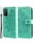 Xiaomi Poco M3-Green Için Pu Deri Baskı Çiçek Desenli Cüzdan Telefon Kılıfı (Yurt Dışından) 1